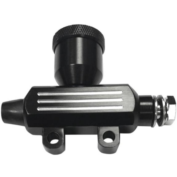 Drag Specialties 1731-0610 Solo Custom compatible with Mini Rear Master Cylinder - Black