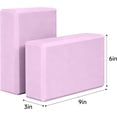 thumbnail image 6 of Leikefitness Yoga Blocks 2 Pack,Lightweight-High Density Eva Foam Soft Non-Slip for Yoga, Pilates, Meditation 9"×6"×3", 6 of 6