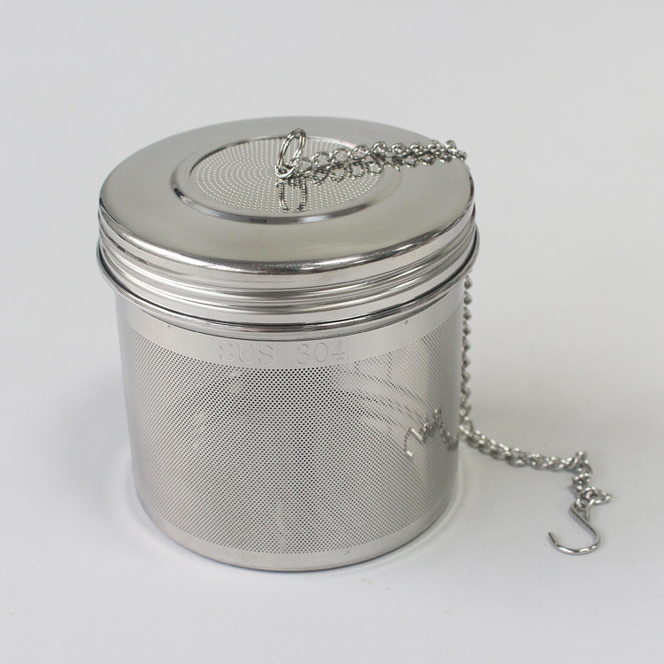 Lot De 2 Grandes Boules à Thé En Inox 18/8 - Infuseur à Thé Vrac Et épices | Couvercle Fileté, Maille Fine