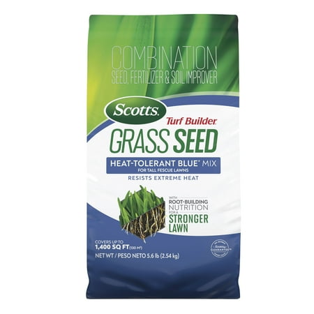 Scotts Turf Builder Grass Seed Heat-Tolerant Blue Mix, 5.6 lbs.