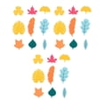 thumbnail image 1 of 27 juguetes de madera para identificar hojas, juguetes educativos tempranos para clasificar colores y formas, para niños de jardín de infantes,, 1 of 9