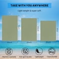 thumbnail image 5 of GZHJMY Beach Towel for Women Girls, Dark Gray Solid Bath Towel, Oversized Lightweight Sport Towel, 31x63 Inch, 5 of 7