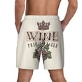 thumbnail image 4 of Daiia Wine Mens Swim Trunks Swim Shorts Quick Dry Swim Shorts with Mesh Lining Pockets-Large, 4 of 9