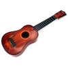 Dream Voice Acoustic Ukulele Childrens Kids Toy Guitar Instrument w/ 4 Steel Strings Tuning Knobs Integrated Guitar Pick