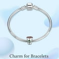 thumbnail image 3 of 925 Sterling Silver Charm for Bracelets Coffee Cup Charms Women Bracelet Charm, 3 of 5