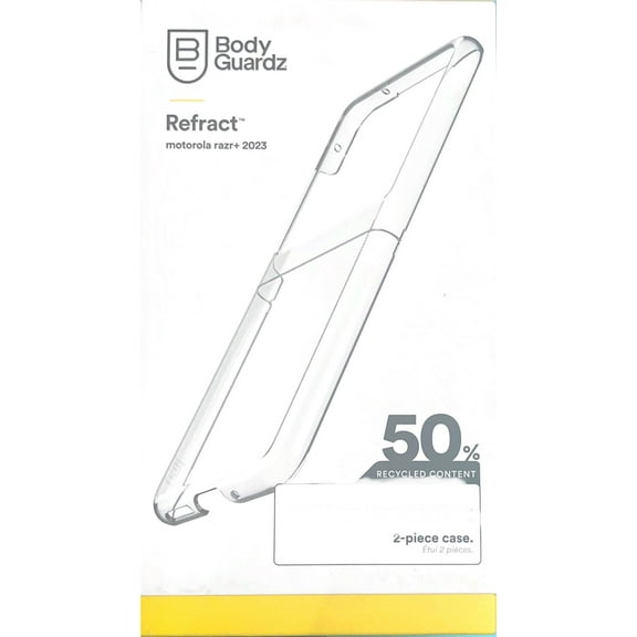 BodyGuardz Refract Case For motorola razr 2023 - Clear