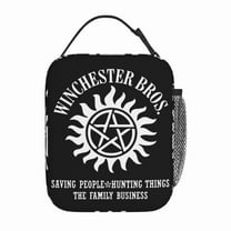 Supernatural Lunch Box Lunch Bag Insulated Reusable Lunch Tote Bag Cooler Tote Bag For Men Women