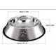 thumbnail image 4 of 2 Pack Plato Mascota Comederos Para Agua Perros Agua Comida Plata, 4 of 5