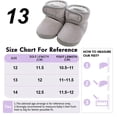thumbnail image 2 of Winter Warm Infant Newborn Crib Sock Shoes First Walkers-gray-13 yards, 2 of 5