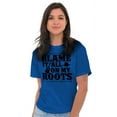 thumbnail image 4 of Blame It On My Roots Country Music Plus Size Crewneck Graphic Tee Shirt Brisco Brands 5X, 4 of 5