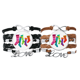 thumbnail image 1 of Pulsera pareja de cuerdas de cuero Unbranded Feliz Navidad medias coloridas, 1 of 3