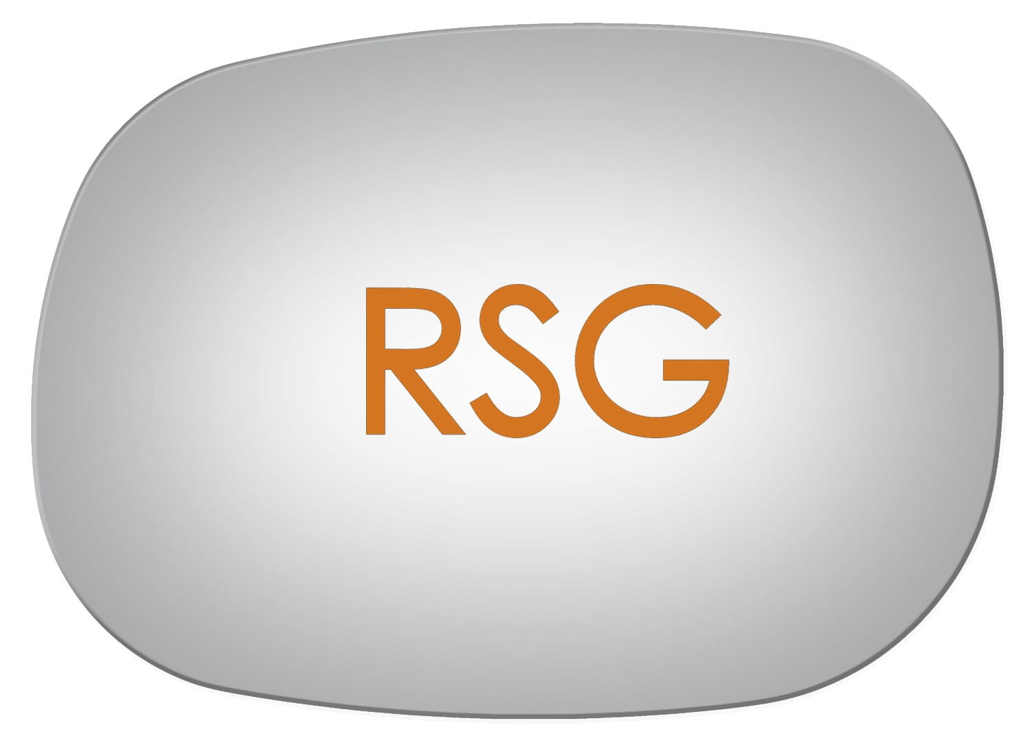 Burco Side View Mirror Replacement Glass with Motor Mount Plate - Clear Glass - 2969RSG