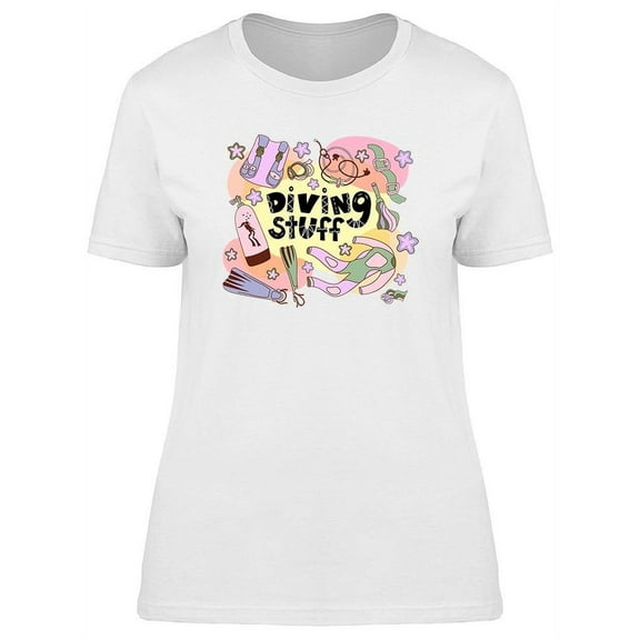 Diving Stuff T-Shirt Women -Image by Shutterstock, Female Large