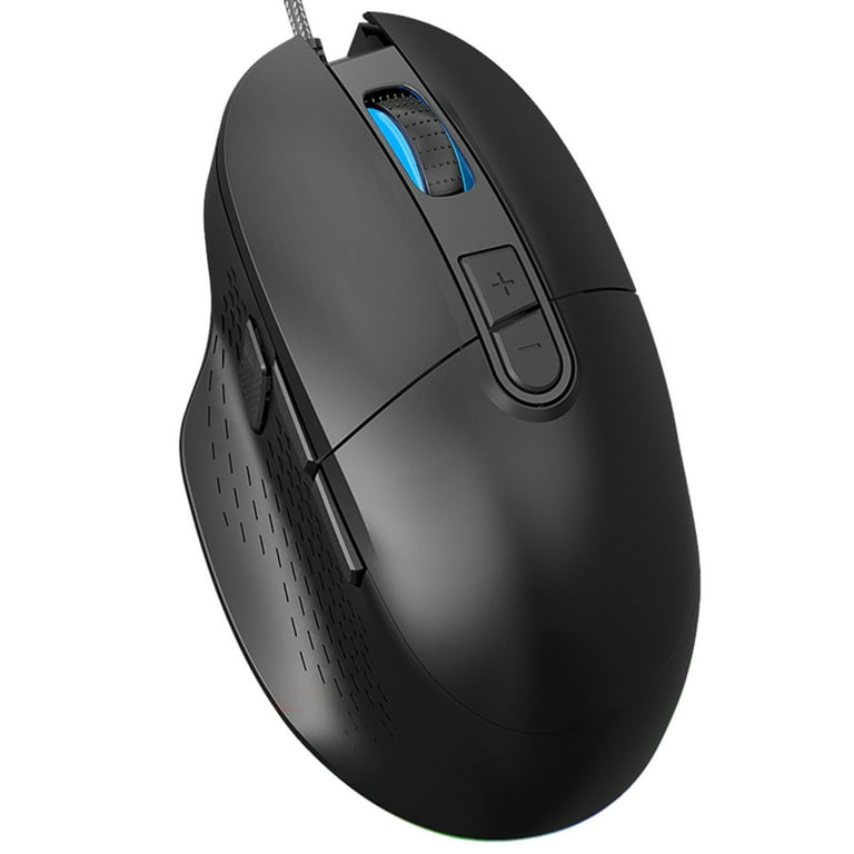 Nhthy Ergonomic Wired USB Gaming Mouse with RGB Lighting