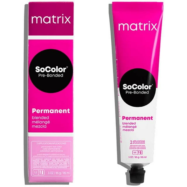 Matrix SoColor Coloration Capillaire Permanente Pré-Liée, 90 ml (Brun Moyen)