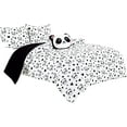 thumbnail image 7 of Chezmoi Collection 4-Piece Kids Love Panda Hearts Microfiber Comforter Set, Full/Queen, 7 of 7