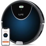 Pre-Owned ILIFE V80 Max Robot Vacuum Cleaner Wi-Fi Connected 2000Pa Suction - BLACK/NAVY (Fair)