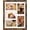 Brown, variant on 8x10 Double Frame For 2 4x6 Photos White