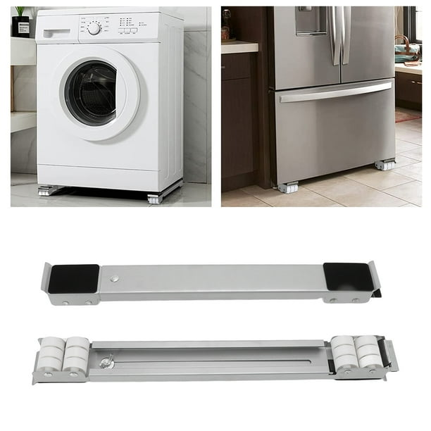 Rodillo Para Electrodomésticos, Electrodomésticos Soporte De Polea Móvil Universal Base Ajustable Retráctil Bastidor De Polea Móvil Refrigerador Lavadora
