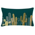thumbnail image 1 of PENGXIANG 30cm x 50cm Taie d'Oreiller Lavable Machine Multi-Usage Polyester Cactus Impression Housse de Coussin pour la Vie Quotidienne, 1 of 12