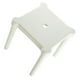 thumbnail image 3 of White Plastic Stool Portable Low Chair for Adults Skid Resistant Design Home Office Kindergarten Use Thick Construction Safe Sitting, 3 of 3