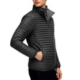 thumbnail image 2 of Xdegoge Mens Quilted Jacket Full Zip Stand Collar Two In One Jackets Thick Fleece Lined Warm Coat Fall Winter Fashion Casual Sport Outerwear with Pockets, 2 of 9
