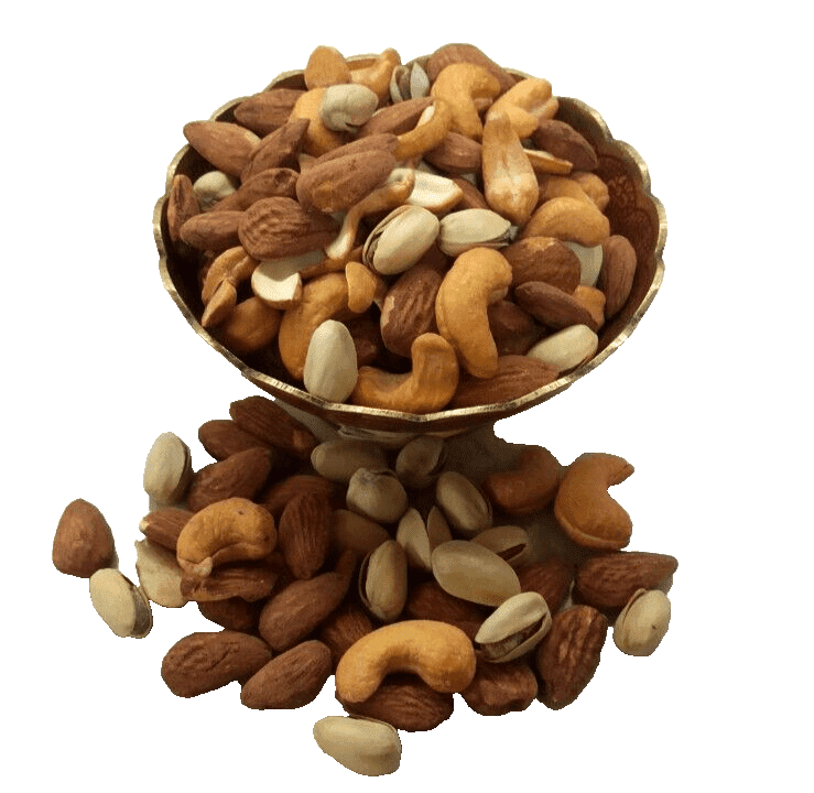 FirstChoiceCandy Deluxe Jumbo Roasted & Salted Mixed Nuts Nutrition Snacks (pistachios, almonds, filberts (hazelnuts), and cashews ) -  2 Pound
