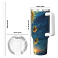 thumbnail image 4 of Uemuo Sunflower Castle Starry Sky Print 40oz Ice Bully With Handle And Straw Stainless Steel Vacuum Insulated Cup And 2 In 1 Straw Lid Insulated Travel Tumbler, 4 of 8