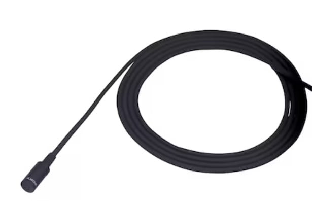 Sony ECM-77BMP Miniature Omnidirectional Lavalier Microphone | Compact Electret Condenser Capsule with Natural Voice Reproduction | For Broadcast, Film & Interviews + Cable Ties + Mic Cleaner + Cloth