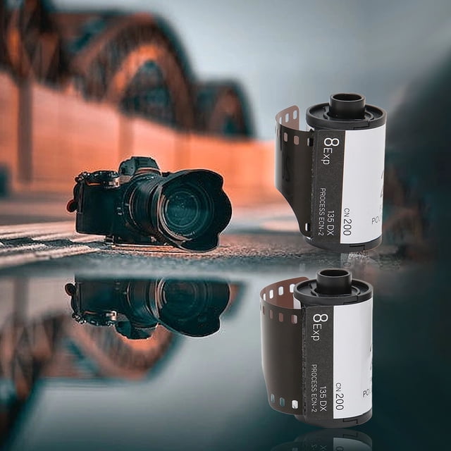 Camera Color Film, ISO 200 35mm Vintage Feel Camera Color Negative Film 8 Sheets Each High Resolution For 135 Cameras