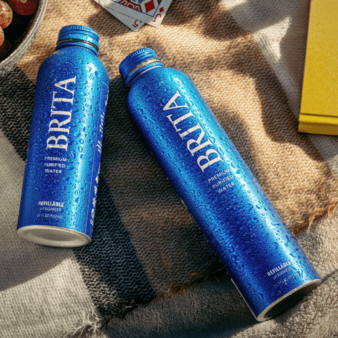 Buy Brita Water Premium Purified Bottled Water, 18 fl oz (12 Pack), BPA