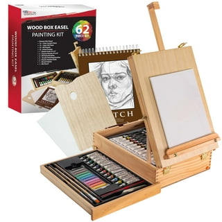 Acrylic Paint Set,64Pcs Painting Supplies with Wooden Easel,Paint  Brushes,36Colo