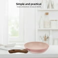 thumbnail image 4 of RUNROTOO Ceramic Pan with Lid for Kitchen Easy Cleaning Fry Pan for Home Cooking 1Pack, 4 of 8