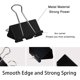 thumbnail image 2 of Clips para carpetas grandes de 1,6 pulgadas (paquete de 60), clips para carpetas grandes para suministros de oficina y hogar, color negro, 2 of 7