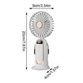 thumbnail image 2 of ¡Campaña con descuento!Ventilador de mano USB portátil plegable de carga pequeño ventilador colgante cuello escritorio pequeño ventilador eléctrico, 2 of 7