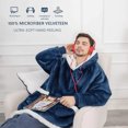 thumbnail image 3 of Winter TV Hoodie Blanket Winter Warm Home Clothes Women Men Oversized Pullover With Pockets, 3 of 7