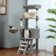 thumbnail image 2 of Free Shipping Luxury Cat Tree Condo Furniture Kitten Activity Tower Pet Kitty Play House with Scratching Posts Perches Hammoc ShopWise Round, 2 of 15