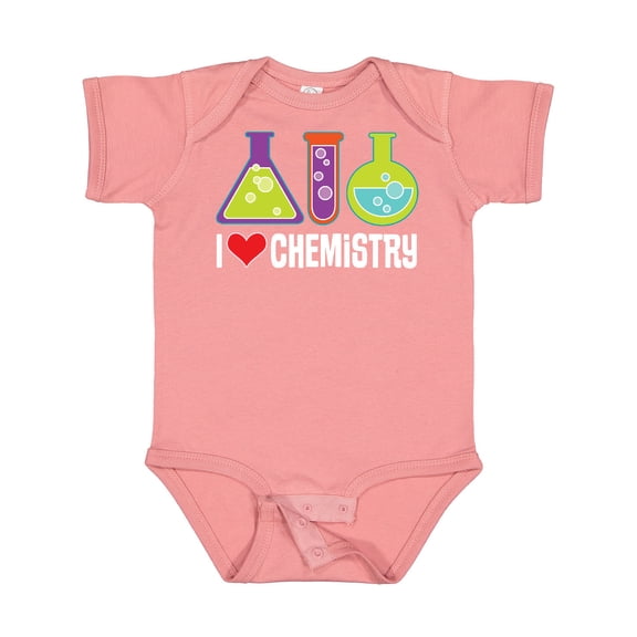 Inktastic I Love Chemistry Science Boys or Girls Baby Bodysuit