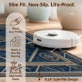 thumbnail image 6 of Design&I 8'x10' Washable Area Rug Fish Symmetrical Silhouetted Marine Faded Navigation Clownfish for King Size Bedroom, Under Bed, Sleek Flatweave Pet Friendly, 6 of 7