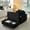 Black Couch, variant on Holaki 57" Corduroy Single Couch,Comfortable Sofa Recliner,Upholstered Sofa with Two Throw Pillows,Luxurious Seating with 1 Storage Ottoman for Apartment,Living Room,Office,Reception Area