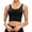 Black, variant on DODOING Women Girls Tube Top Chest Sports Bra with Removable Pad Vest Without Steel Ring Sling Vest Comfortable