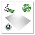 thumbnail image 3 of ecotex polypropylene anti-slip foldable chair mat for hard floors, 45 x 53, translucent, 3 of 8
