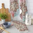 thumbnail image 2 of Mandala Pattern Gradient Microfiber Kitchen Towel for Hand Dry Bathroom Cleaning Cloth Set Printed Beach Towels, 2 of 7