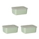 thumbnail image 3 of Injueey Contenedor de plástico de calidad alimentaria con tapa transparente: seguridad y frescura Contenedores fáciles de ubicar Verde 1 Type1 NO1, 3 of 6