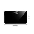 thumbnail image 2 of OULII Weight Measurement Electronic Body Weight Scale Black 1Set, 2 of 7