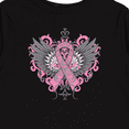 thumbnail image 4 of Inktastic Breast Cancer Cool Wings Boys or Girls Long Sleeve Toddler T-Shirt, 4 of 5