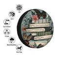 thumbnail image 3 of Bingfone Vintage Art Butterfly Flower Spare Tire Cover Weatherproof Universal Wheel Protectors for RV Camper Travel Trailer SUV Truck-14 inch, 3 of 8