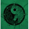 thumbnail image 2 of Floral Yin Yang Symbolic Spiritual Women's Plus Size Graphic Tee Brisco Brands 5X, 2 of 4