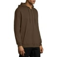 thumbnail image 3 of Hanes - Ultimate Cotton Full-Zip Hooded Sweatshirt - F280, Dark Chocolate, S, 3 of 5