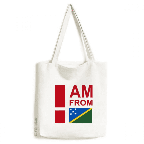 I Am From mon Islands Tote Canvas Bag Shopping Satchel Casual Handbag